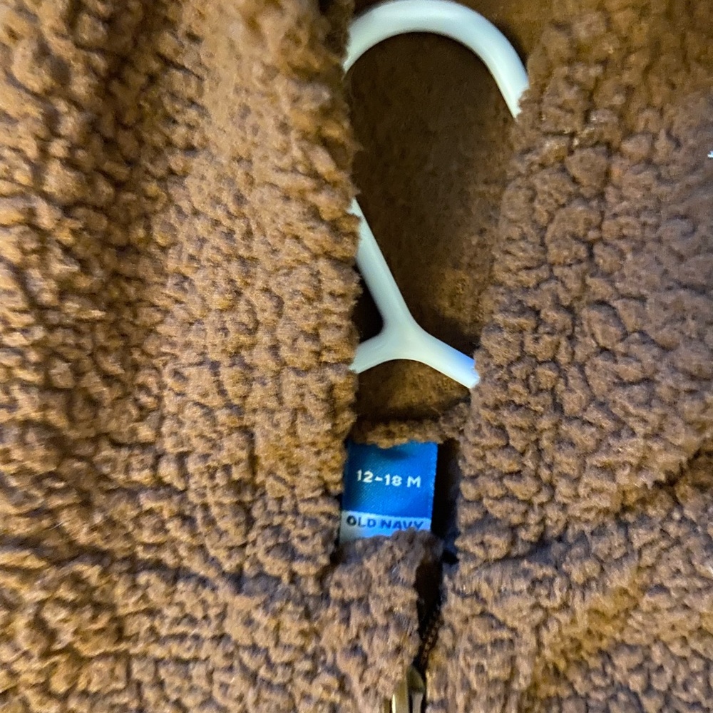 Old navy bear zip up